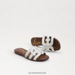 ילדים הַנעָלָה Sam Edelman סנדל מגלשת מפרץ לבן בוהק 4XL22X890 - Image 7