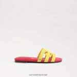 ילדים הַנעָלָה Sam Edelman סנדל מגלשת מפרץ מימוזה צהובה/אולטרה fuscia 4XL22X886 - Image 2