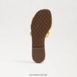 ילדים הַנעָלָה Sam Edelman סנדל מגלשת מפרץ מימוזה צהובה/אולטרה fuscia 4XL22X886 - Image 6