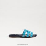 ילדים הַנעָלָה Sam Edelman סנדל מגלשת מפרץ milos blue/hudson navy 4XL22X884 - Image 2