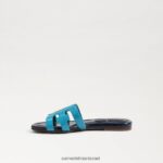 ילדים הַנעָלָה Sam Edelman סנדל מגלשת מפרץ milos blue/hudson navy 4XL22X884 - Image 4