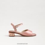 ילדים הַנעָלָה Sam Edelman סנדל עקב בלוק קיסוס מלח ורוד 4XL22X1037 - Image 2