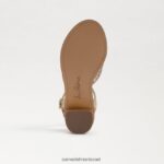 ילדים הַנעָלָה Sam Edelman סנדל עקב בלוק קיסוס זהב ענבר 4XL22X1036 - Image 6