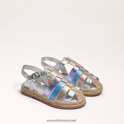 ילדים הַנעָלָה Sam Edelman סנדל קורה כסף רך/זהב ורוד 4XL22X1040