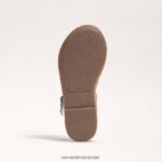 ילדים הַנעָלָה Sam Edelman סנדל קורה כסף רך/זהב ורוד 4XL22X1040 - Image 6