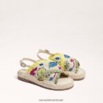 ילדים הַנעָלָה Sam Edelman סנדל קיידן חול/ורוד 4XL22X1032