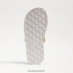 ילדים הַנעָלָה Sam Edelman סנדל שקופיות ולרי עור צהוב חמאה 4XL22X1048 - Image 6