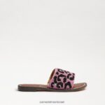 ילדים הַנעָלָה Sam Edelman סנדל שקופיות תותחן ורוד מולטי 4XL22X1019 - Image 2