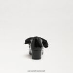 ילדים הַנעָלָה Sam Edelman עקב בלוק טדי מרי ג'יין פטנט שחור 4XL22X935 - Image 5