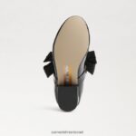 ילדים הַנעָלָה Sam Edelman עקב בלוק טדי מרי ג'יין פטנט שחור 4XL22X935 - Image 6