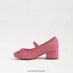 ילדים הַנעָלָה Sam Edelman עקב בלוק טיירה מרי ג'יין ורד ורוד 4XL22X977 - Image 4