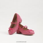 ילדים הַנעָלָה Sam Edelman עקב בלוק טיירה מרי ג'יין ורד ורוד 4XL22X977 - Image 7
