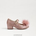 ילדים הַנעָלָה Sam Edelman עקב טליה בלוק מרי ג'יין פרלין רך 4XL22X1044 - Image 2