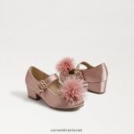 ילדים הַנעָלָה Sam Edelman עקב טליה בלוק מרי ג'יין פרלין רך 4XL22X1044 - Image 7