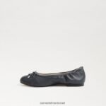 ילדים הַנעָלָה Sam Edelman פליציה בלט שטוח הצי הבלטי 4XL22X989 - Image 4
