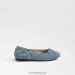 ילדים הַנעָלָה Sam Edelman פליציה בלט שטוח כחול מונטרוז 4XL22X986 - Image 2