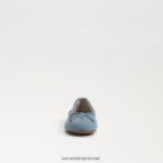 ילדים הַנעָלָה Sam Edelman פליציה בלט שטוח כחול מונטרוז 4XL22X986 - Image 3