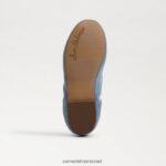 ילדים הַנעָלָה Sam Edelman פליציה בלט שטוח כחול מונטרוז 4XL22X986 - Image 6