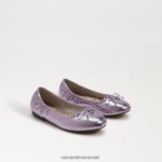 ילדים הַנעָלָה Sam Edelman פליציה בלט שטוח לילך קוורץ 4XL22X994