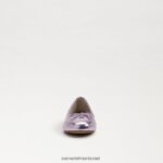 ילדים הַנעָלָה Sam Edelman פליציה בלט שטוח לילך קוורץ 4XL22X994 - Image 3