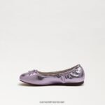 ילדים הַנעָלָה Sam Edelman פליציה בלט שטוח לילך קוורץ 4XL22X994 - Image 4