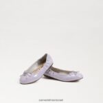 ילדים הַנעָלָה Sam Edelman פליציה בלט שטוח לילך רך 4XL22X1000 - Image 7
