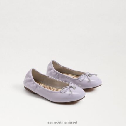 ילדים הַנעָלָה Sam Edelman פליציה בלט שטוח לילך רך 4XL22X1000