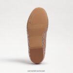 ילדים הַנעָלָה Sam Edelman פליציה בלט שטוח נצנצים שמפניה 4XL22X981 - Image 6