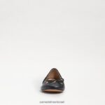 ילדים הַנעָלָה Sam Edelman פליציה בלט שטוח עור שחור 4XL22X988 - Image 3