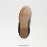 ילדים הַנעָלָה Sam Edelman פליציה בלט שטוח קטיפה כחולה מעושנת 4XL22X982 - Image 6