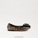 ילדים הַנעָלָה Sam Edelman שטוח בלט פארה ברונזה מולטי 4XL22X1057 - Image 2