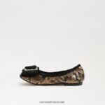 ילדים הַנעָלָה Sam Edelman שטוח בלט פארה ברונזה מולטי 4XL22X1057 - Image 4