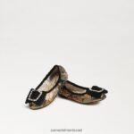 ילדים הַנעָלָה Sam Edelman שטוח בלט פארה ברונזה מולטי 4XL22X1057 - Image 7