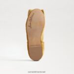 ילדים הַנעָלָה Sam Edelman שטוח בלט פארה קטיפה זעפרן 4XL22X1056 - Image 6