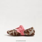 ילדים הַנעָלָה Sam Edelman שטוח בלט שמח ג'ירפה שנהב/שיזוף 4XL22X1023 - Image 4