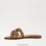 נשים הַנעָלָה Sam Edelman bay soleil סנדל cuoio 4XL22X508 - Image 4