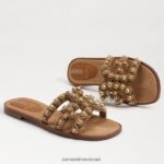 נשים הַנעָלָה Sam Edelman bay soleil סנדל cuoio 4XL22X508 - Image 7