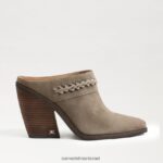 נשים הַנעָלָה Sam Edelman אליסון ווסטרן פרד זית מדבר 4XL22X881 - Image 2