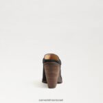 נשים הַנעָלָה Sam Edelman אליסון ווסטרן פרד זמש שחור 4XL22X882 - Image 5