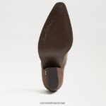 נשים הַנעָלָה Sam Edelman אליסון ווסטרן פרד זית מדבר 4XL22X881 - Image 6