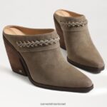 נשים הַנעָלָה Sam Edelman אליסון ווסטרן פרד זית מדבר 4XL22X881 - Image 7