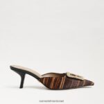 נשים הַנעָלָה Sam Edelman בריט חתלתול פרד עקב מולטי חום 4XL22X430 - Image 2