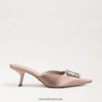 נשים הַנעָלָה Sam Edelman בריט חתלתול פרד עקב פרלין רך 4XL22X432 - Image 2