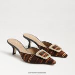 נשים הַנעָלָה Sam Edelman בריט חתלתול פרד עקב מולטי חום 4XL22X430