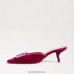 נשים הַנעָלָה Sam Edelman בריט חתלתול פרד עקב קטיפה פטל 4XL22X431 - Image 4