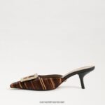 נשים הַנעָלָה Sam Edelman בריט חתלתול פרד עקב מולטי חום 4XL22X430 - Image 4
