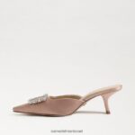 נשים הַנעָלָה Sam Edelman בריט חתלתול פרד עקב פרלין רך 4XL22X432 - Image 4
