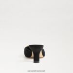 נשים הַנעָלָה Sam Edelman בריט חתלתול פרד עקב זמש שחור 4XL22X434 - Image 5