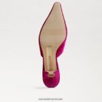 נשים הַנעָלָה Sam Edelman בריט חתלתול פרד עקב קטיפה פטל 4XL22X431 - Image 6