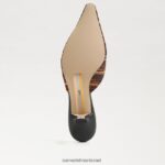 נשים הַנעָלָה Sam Edelman בריט חתלתול פרד עקב מולטי חום 4XL22X430 - Image 6